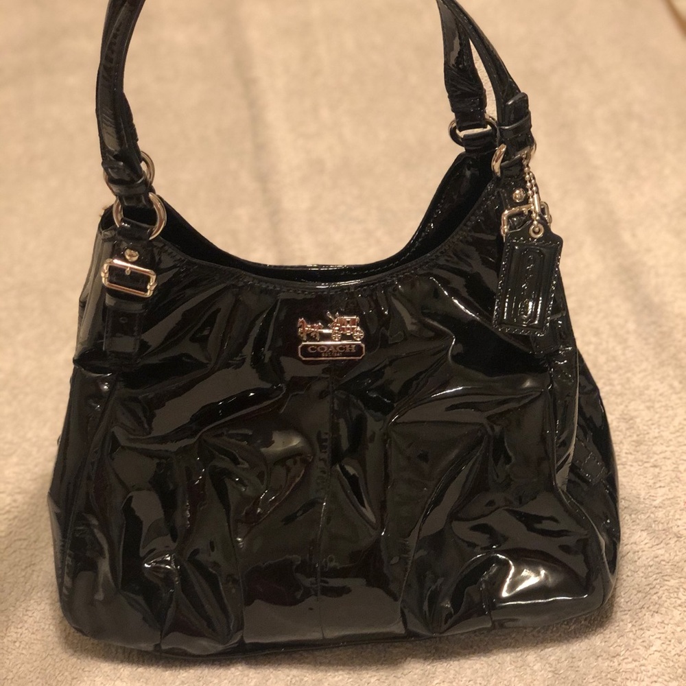 Coach Madison Patent Bag